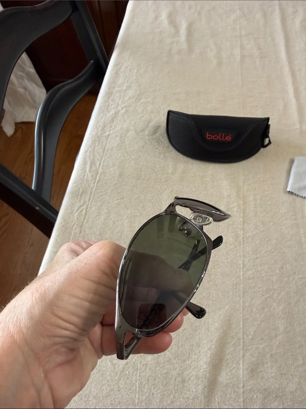 Bollé Polarized Limit 10385 Sunglasses Rimless Sport Style Unisex